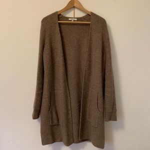 Madewell brown waffle sweater